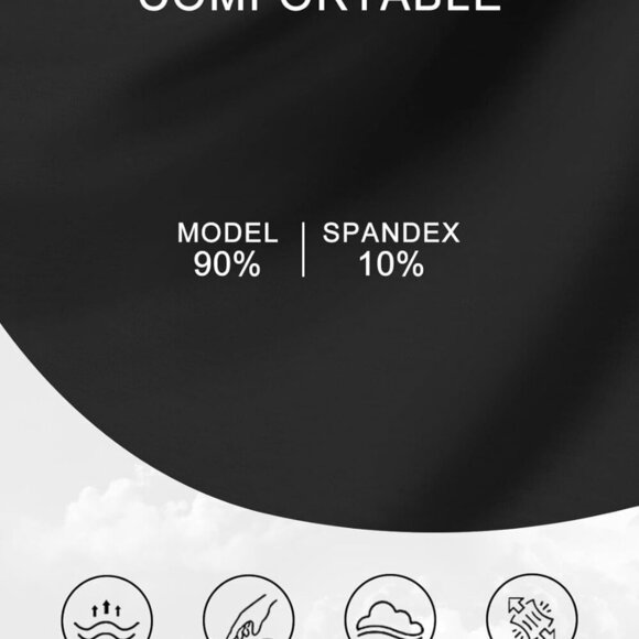 High-Waisted Wide Leg Pants for Women - Flowy Palazzo Lounge Slacks with Pockets - Picture 4 of 7